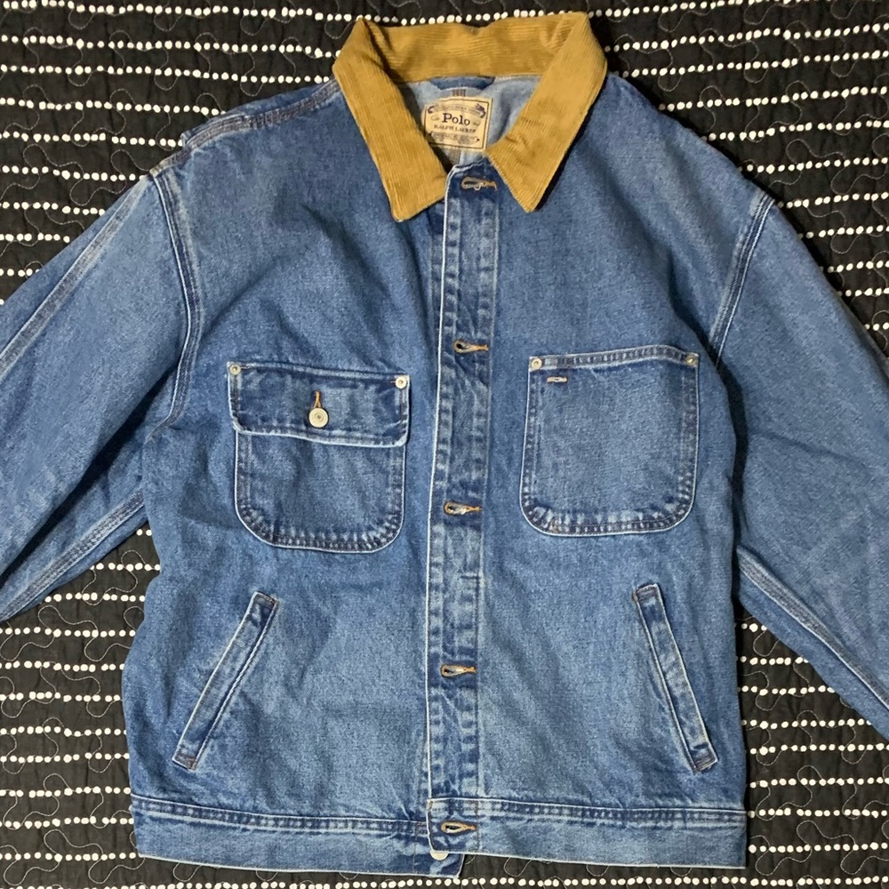 POLO RALPH LAUREN  Blue Dungaree Denim Jacket